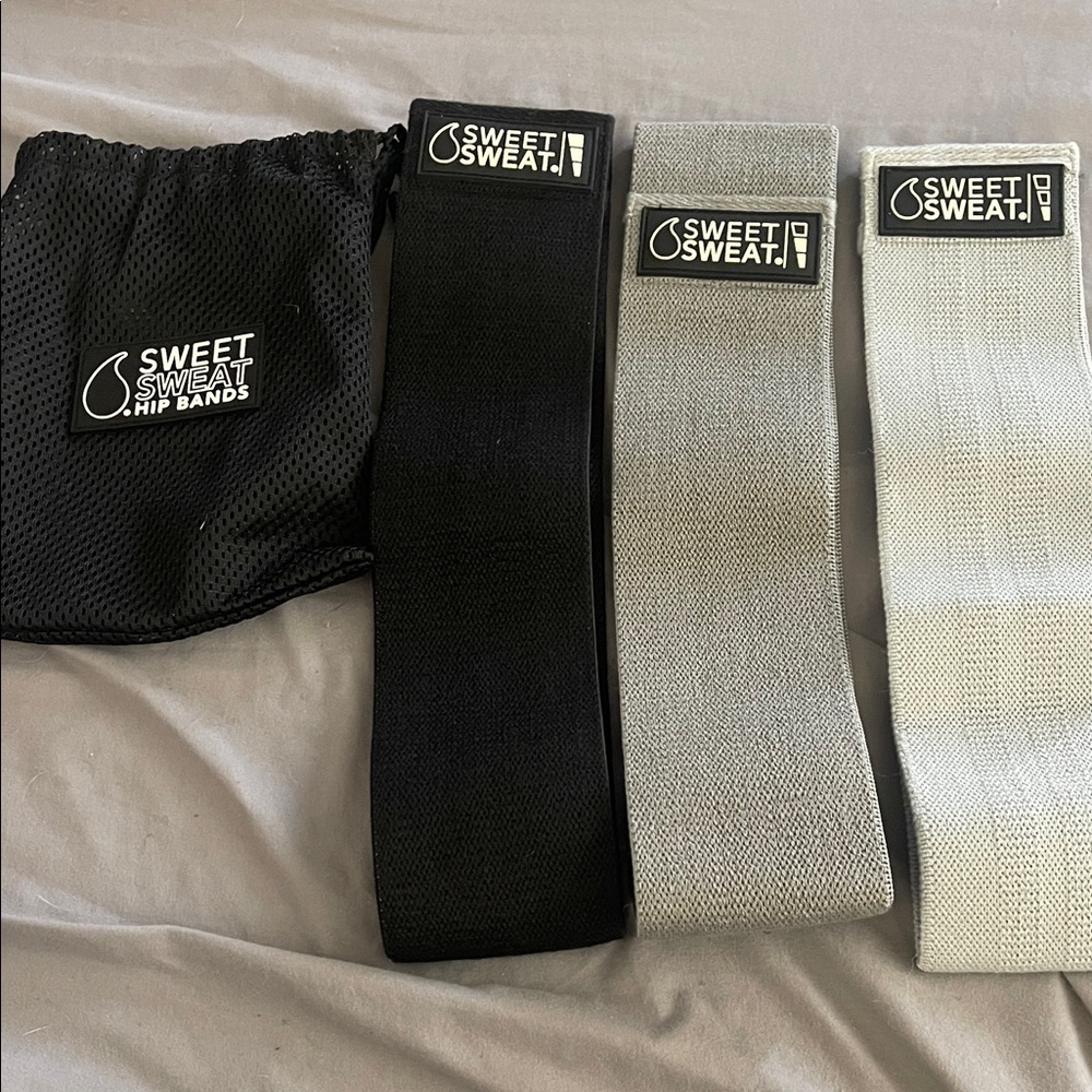Black, Gray, and White Hip Bands